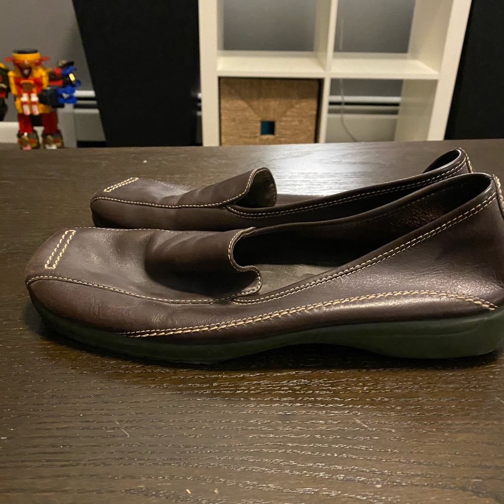 Dark brown slide ons - Picture 4 of 6